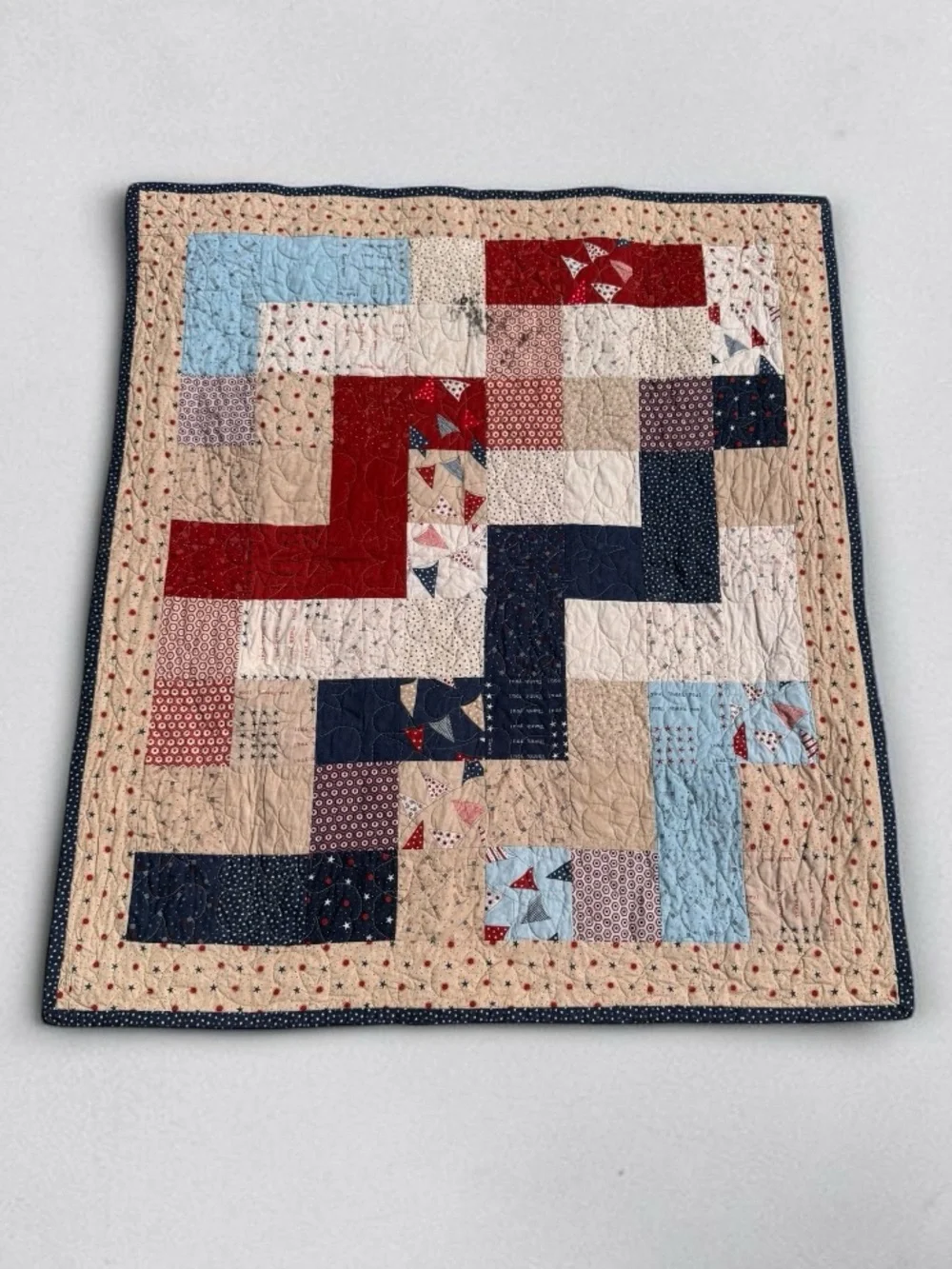 Quilt, Geometric , Handmade